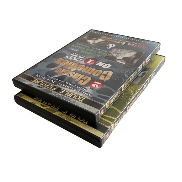 LOT of 2 DVD Set Classic Comedies Abbott Costello Laurel Hardy Hope Crosby Lewis - Picture 10 of 12